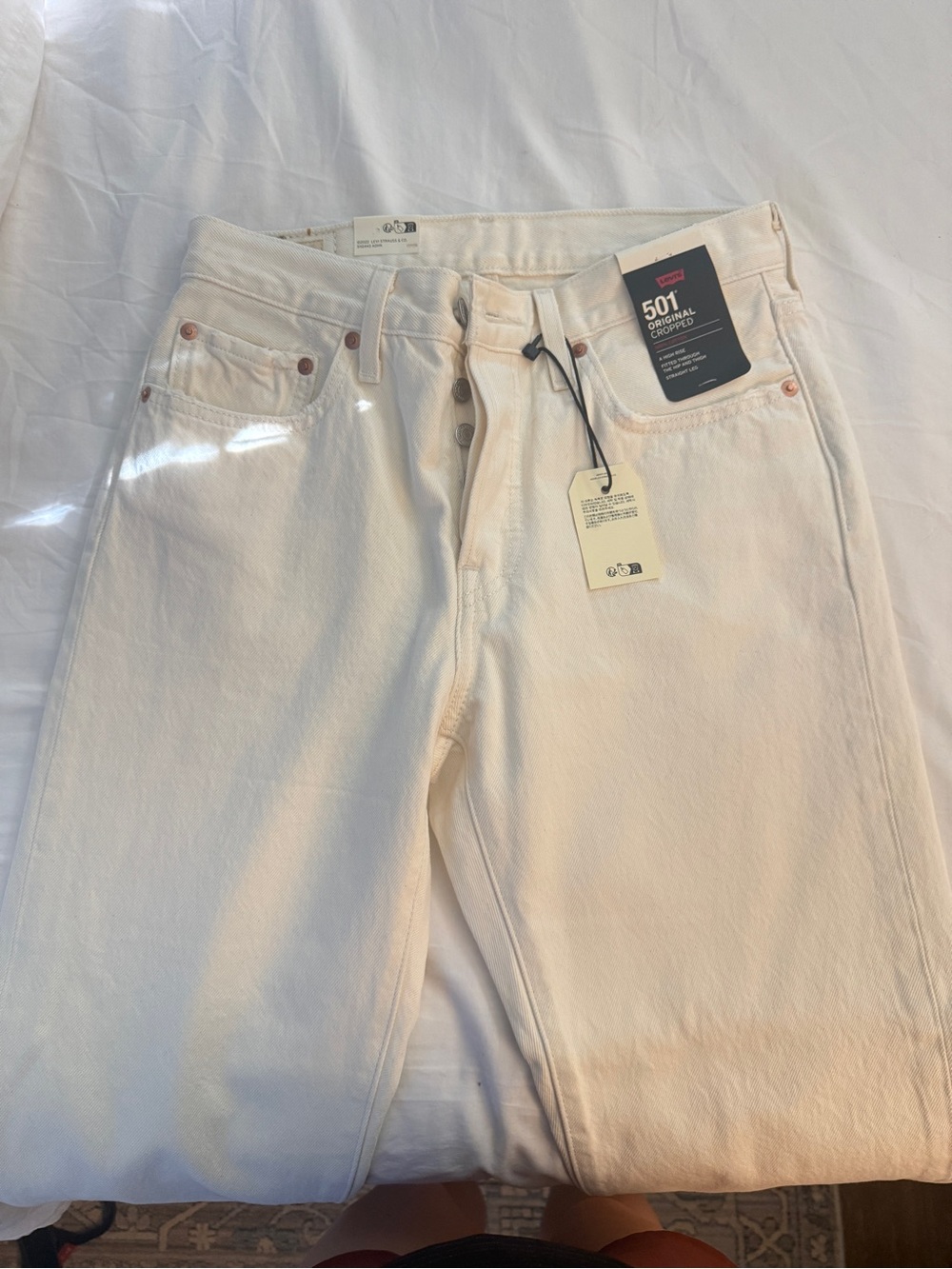 Levi's 501® Original Fit  Women’s Jeans — off White